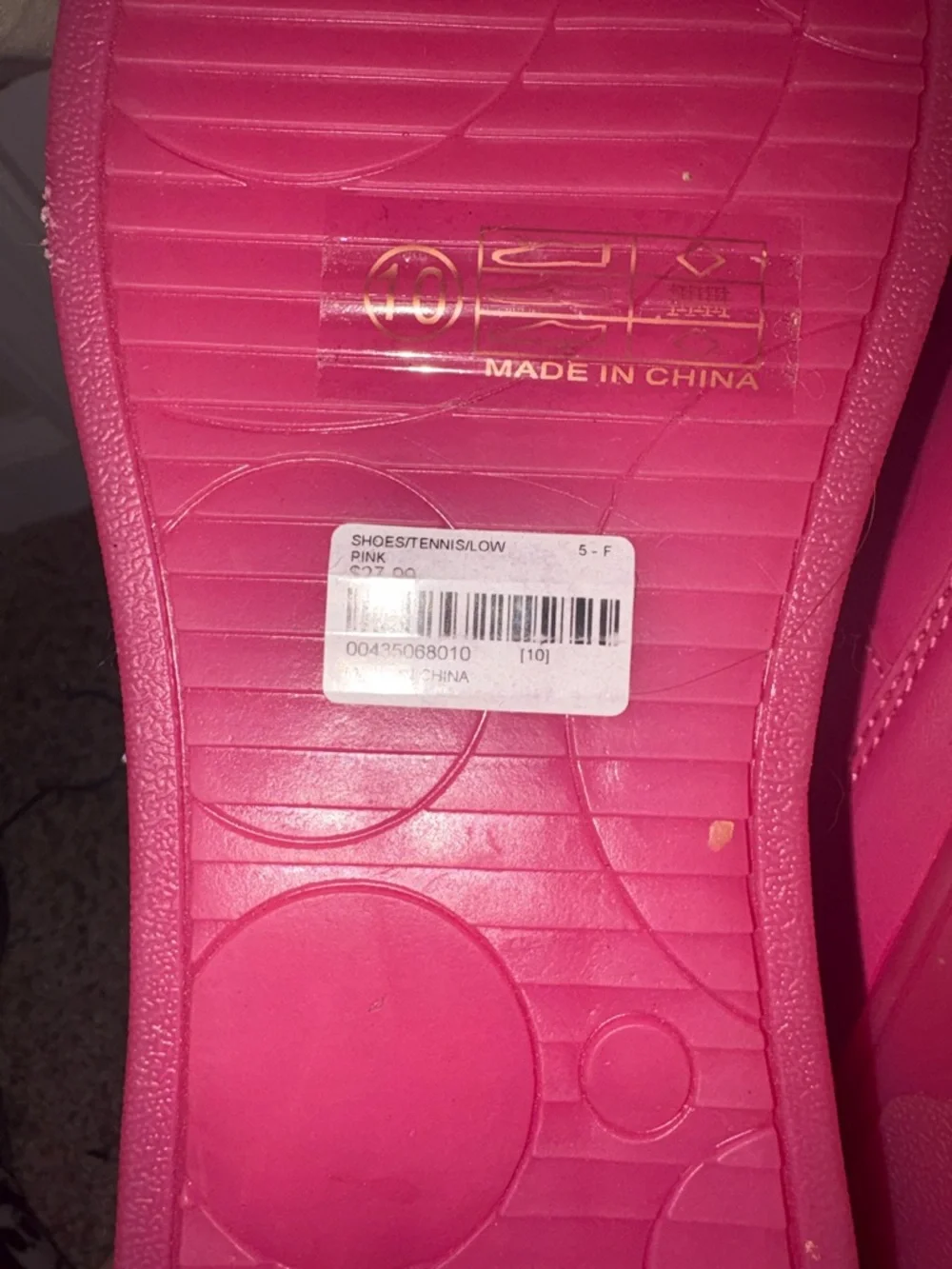 Forever 21 Women's Bright Pink Lace-Up Sneakers - Picture 2 of 2